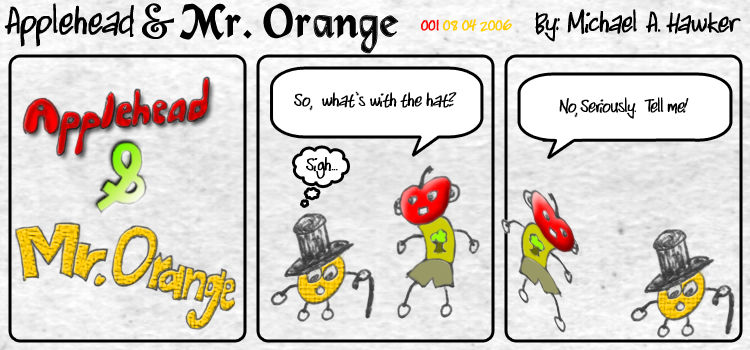 Applehead & Mr. Orange Comic #1