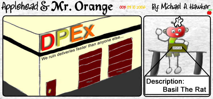 Applehead & Mr. Orange Comic #3