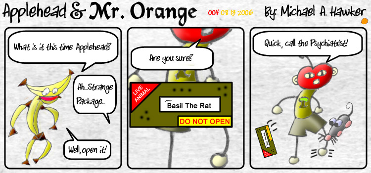 Applehead & Mr. Orange Comic #4