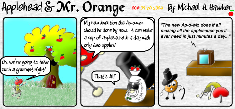 Applehead & Mr. Orange Comic #6