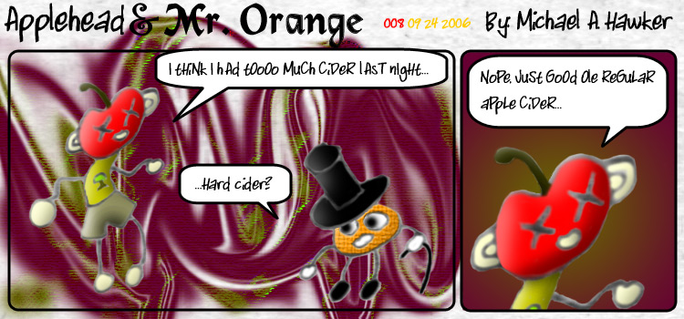 Applehead & Mr. Orange Comic #8