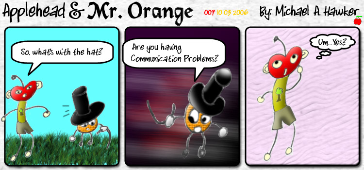 Applehead & Mr. Orange Comic #9