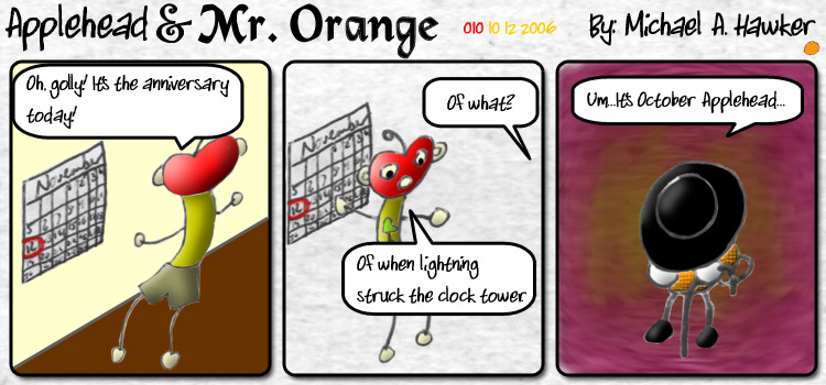 Applehead & Mr. Orange Comic #10